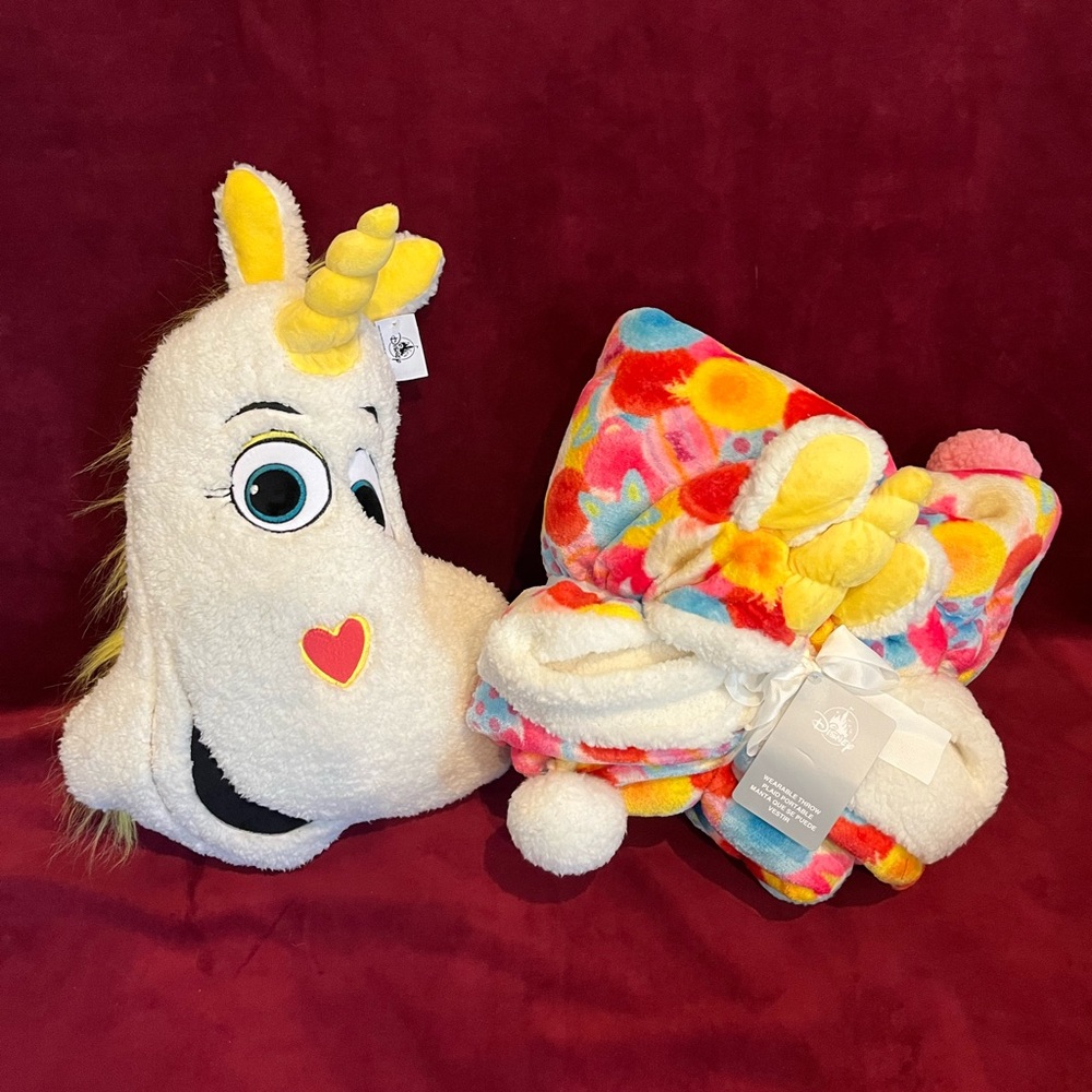 Pixar Fuzzy Fun Throw AND Buttercup Pillow-NWT